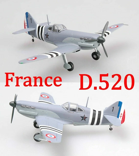Avion De Chasse Dewoitine D.520 - Armée De L'Air 1940 - Échelle 1/144 Altaya