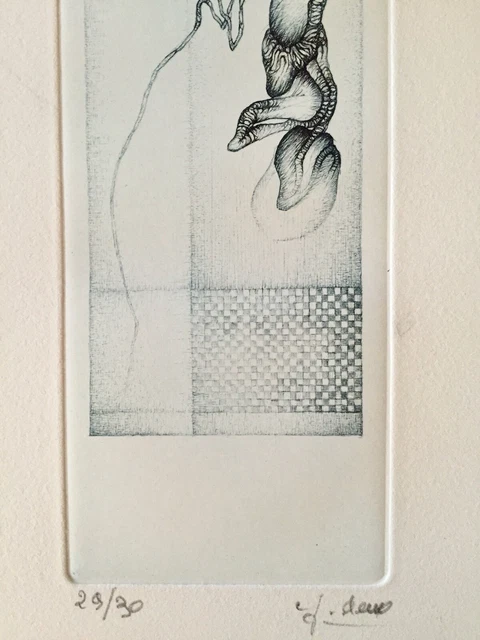 FRED DEUX/ CECILE Reims - gravure - signée et numérotée - double