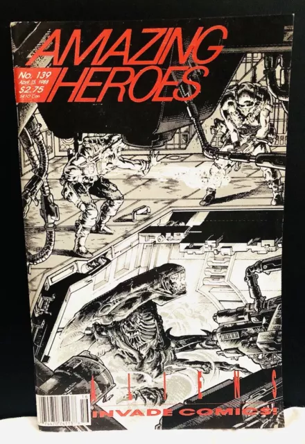 Amazing Heroes #139 - 1st App Of Aliens 04/88 , Predates Aliens #1 05/88 comic