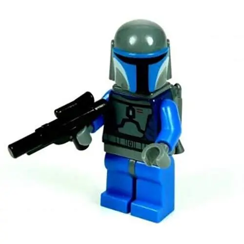 Lego Star Wars – Minipersonaggio, soldato mandaloriano blu con (b5l)