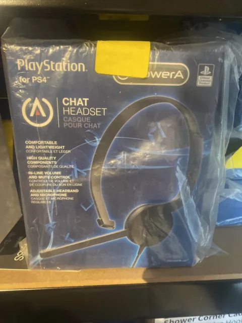 PowerA Chat Headset for PS4 PlayStation 4 (Sony Playstation 4)