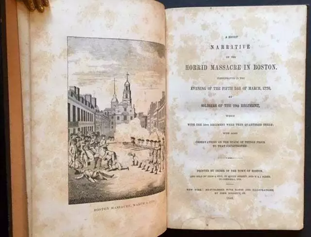 Short Narrative of the Horrid Massacre in Boston / 1849