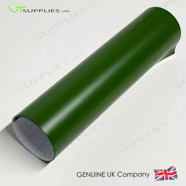 Matt Dark Green Vinyl Wrap Car Film (Air/Bubble Free Matte)  All Vehicle Sizes