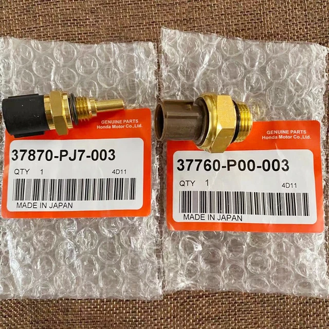 SET OF COOLING Fan Switch Coolant Temp Sensor For Honda Accord CRV