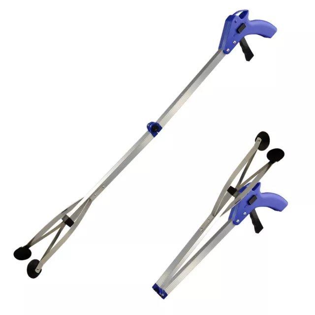Recolector de herramientas de recogida de agarrador de largo alcance basura manual de ayuda alcanzador de mano