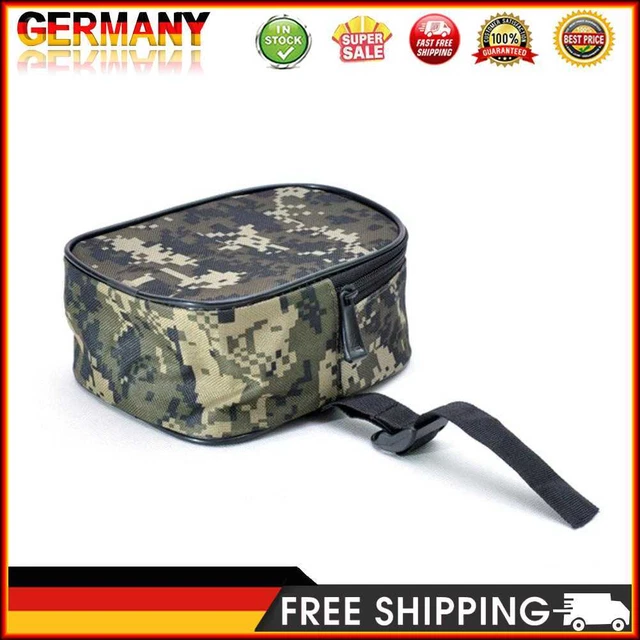 Portable Fishing Reel Storage Bag Digital Camo Protective Case Fishing Accessory