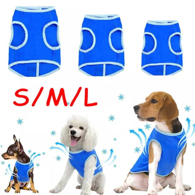 Pet Dog Cooling Vest Summer Outdoor Breathable Anti Heat Cool Jacket Coat S/M/L