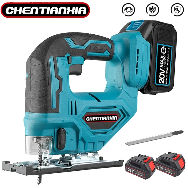 CORDLESS JIGSAW WITH 2x Battery Charger Lumberjack 21V Lithium XP Tool Range 31.99 PicClick UK