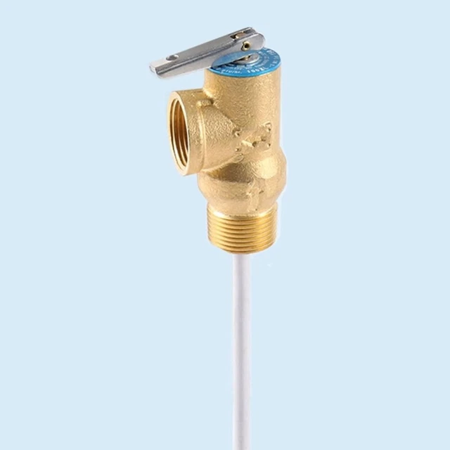 Gold G3/4" Relief Valve Plastic&brass T&P Relief Valve  Water Heater