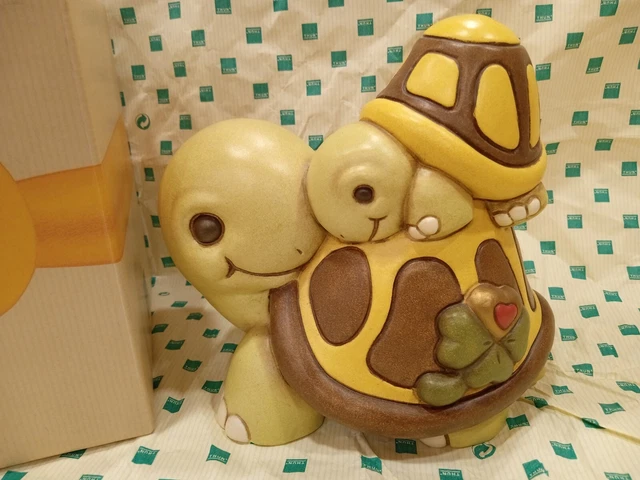 Coppia Tartarughe Thun In Ceramica - H 14,2 Cm, Decorative E Artigianali - Linea I Classici - Foto 14