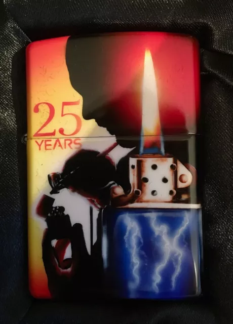 Zippo Limited Edition Mazzi 25th Anniversary Airbrush Design 44/250 New In Box