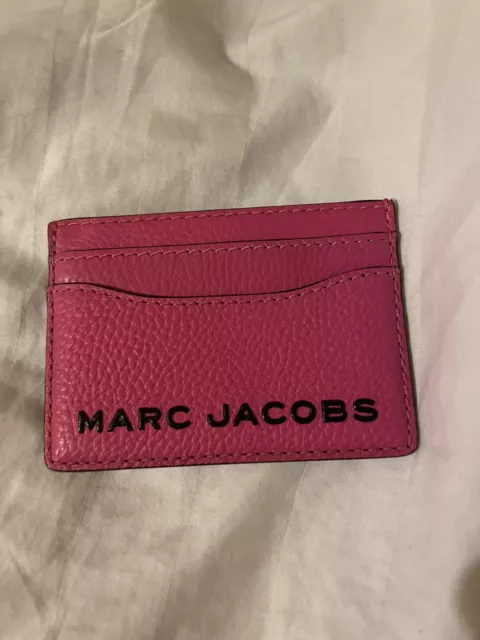 Marc Jacobs Hot Pink Key Leather Multi Logo Wallet Coin Card Marc Jacobs Hot Pink Key Leather Multi Logo Wallet Coin Card