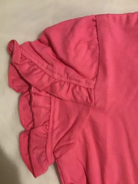 Set pantaloncini con logo River Island mini ragazze età 3-4 anni rosa glitter fronzoli nuovi con etichette 4