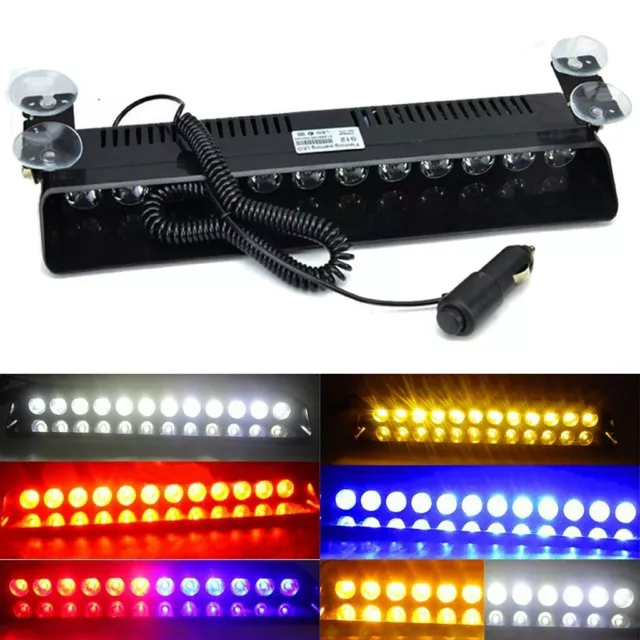 LED Beacon Flashing Light Car Emergency Warning Strobe Amber Light Truck Lamp AU