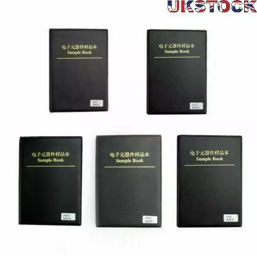 0201/0402/0603/0805/1206 SMD Capacitor Chip Samples Book Assorted Kit UK`