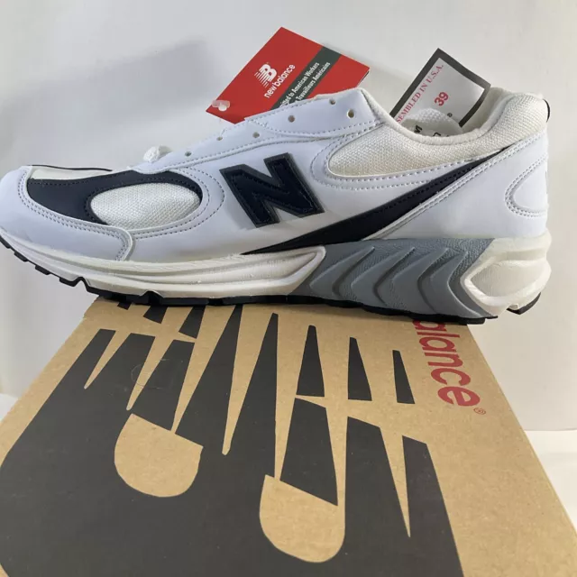 NEW BALANCE N.O.S. White 12-1/2 D Running Shoes Made In USA M498 $150. ...