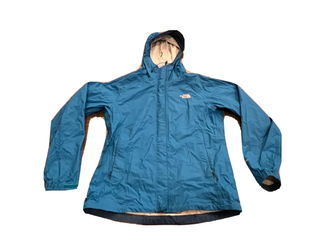 The North Face Womens HyVent 2.5L Jacket Windbreaker Rain Zip Blue Size S SMALL The North Face Womens HyVent 2.5L Jacket Windbreaker Rain Zip Blue Size S SMALL