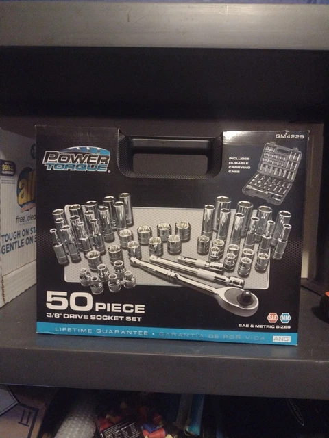 Power torque 62 piece socket set deals