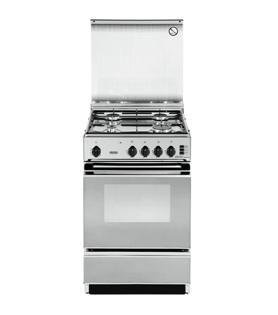 DE LONGHI SGGX554NED SGGX554NED CUCINA INOX 50X50cm FORNO A GAS 4 BRUCIATORI