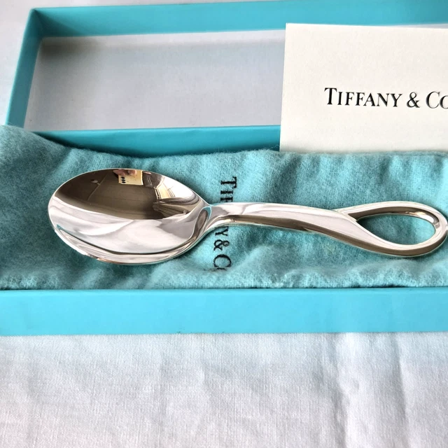 TIFFANY Baby Spoon Sterling Silver 925 Elsa Peretti Italy - Main Image