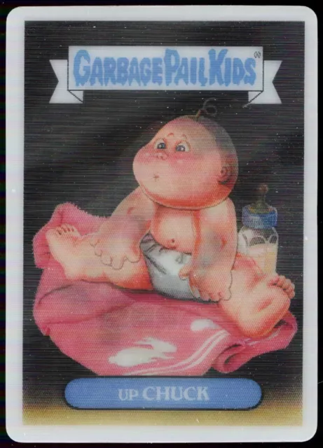 2010 Topps Garbage Pail Kids Flashback "LOCO MOTION" 3D Lenticular #1...UP CHUCK