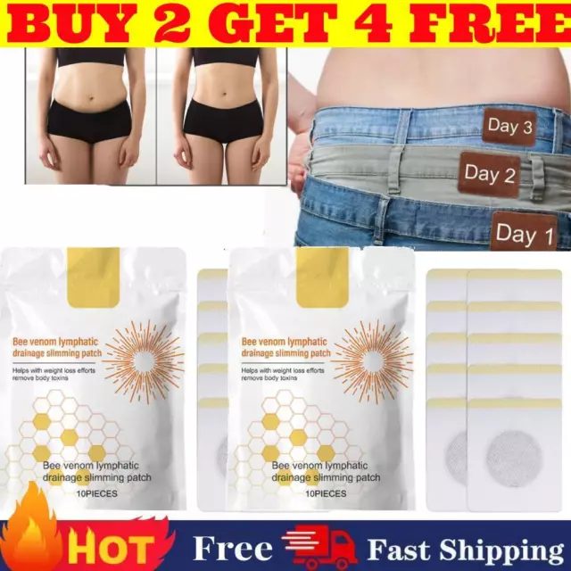 Bee Venom Lymphatic Drainage and Slimming Patch for Women & Men Body Slim AU