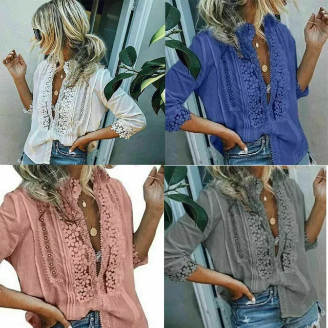 Long Casual LinenBlouse  Summer Sleeve T Womens Cotton Ladies Loose Tops Shirt