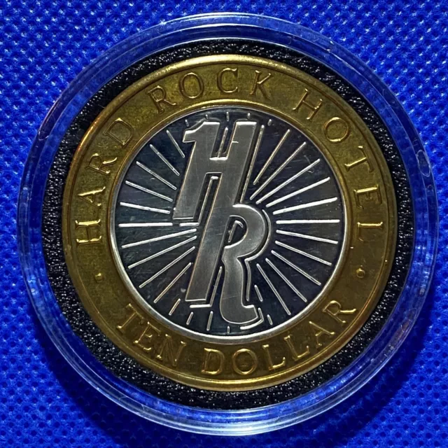 Hard Rock Las Vegas $10 Silver Strike - HR - S Mint