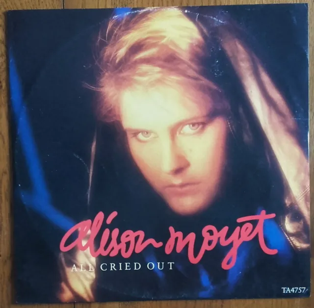 DISQUE VINYLE MAXI 45t 12" ALISON MOYET « All cried out » POP U.K 1984