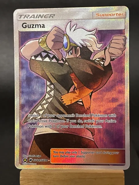Pokemon Card Guzma SV84/SV94 Trainer Shiny Vault Full Art NM