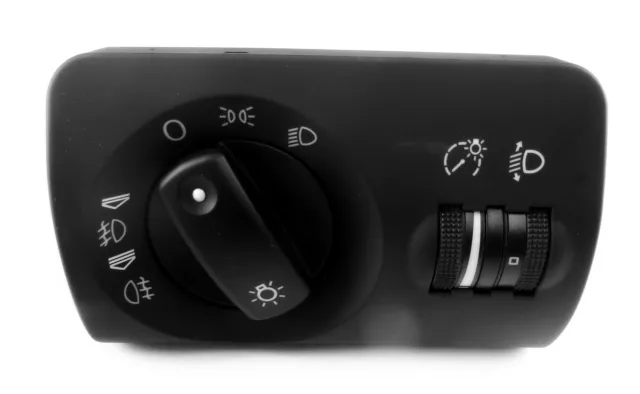 Chrom Lichtschalter Nebelscheinwerfer NSW für Audi A6 S6 4F C6 +