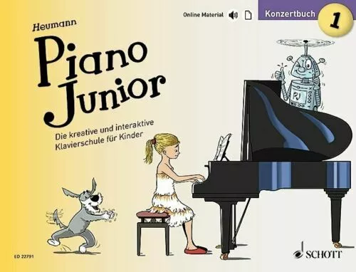 Piano Junior: Konzertbuch - Bd.1, Heumann - PORTOFREI VOM MUSIKFACHHÄNDLER !