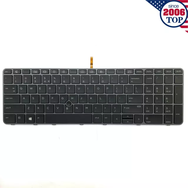 Genuine US Keyboard Backlit for HP EliteBook 850 G3 850 G4 ZBook 15u G3 G4