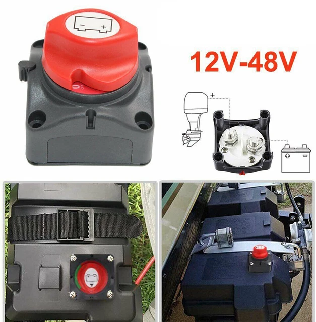 Interruttore principale batteria interruttore di separazione interruttore principale batteria barca auto 300A 12-48V