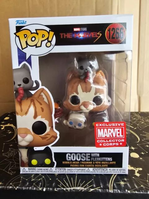 Funko Pop Vinyl - Marvel #1266 Gänseflerkitten - Neu - Sammlerkorps exklusiv