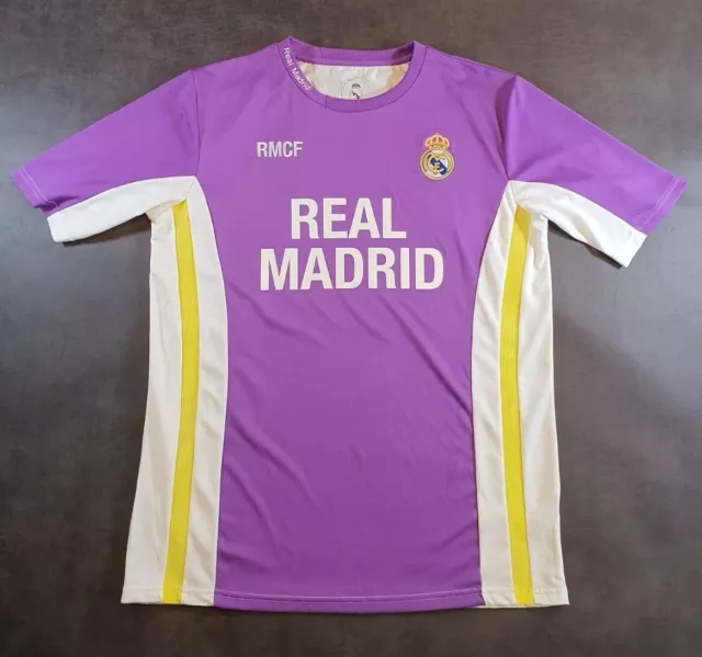 Real Madrid Football Training T Shirt Mens Size L Retro Looking Football Shirt