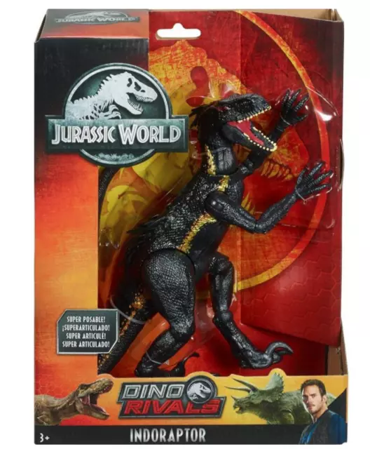 JURASSIC WORLD INDORAPTOR Dinosaure Figurine Neuf Avec Bo te EUR