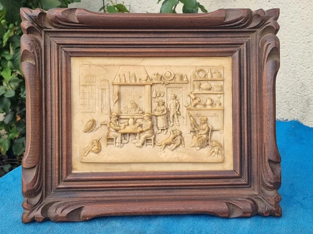 Tableau en bois, en relief , véritable Country Corner (Gebraucht) in