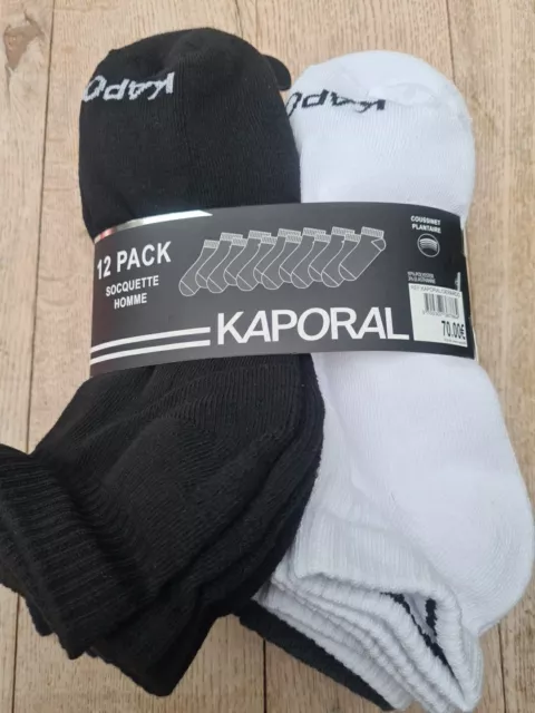 lot de chaussettes homme 12 Paires Kaporal 43/46