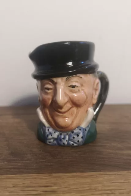 Royal Doulton Miniature Character Toby Jug Mr Micawber D6138