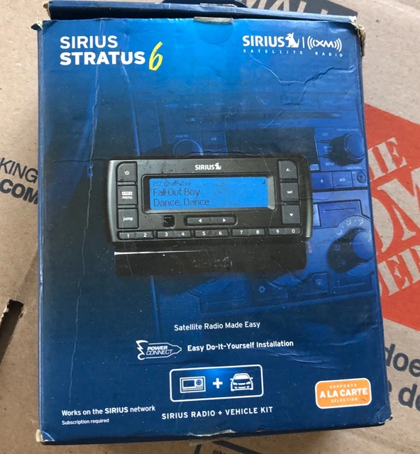 Sirius XM SDSV6V1 Stratus 6 Satellite Radio Receiver + CarKit RADIO New