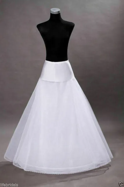 RULTA UK 1 Hoop A-Line Bridal Petticoat Crinoline Wedding Dress Underskirt