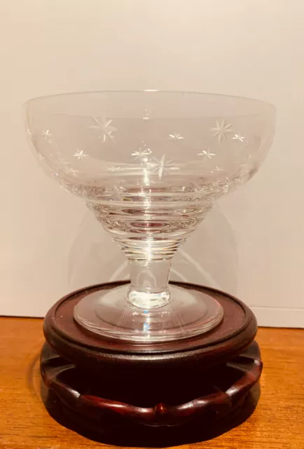 Stuart Crystal Stemmed Dessert Bowls - STARTIME in excellent condition