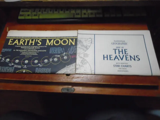National Geographic Moon And Heavens Maps