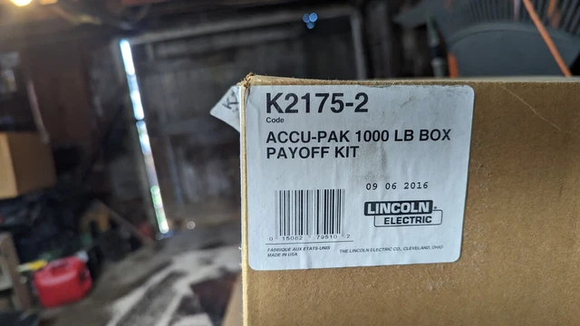 Accu-Pak 1000 Lb Box Payoff Kit