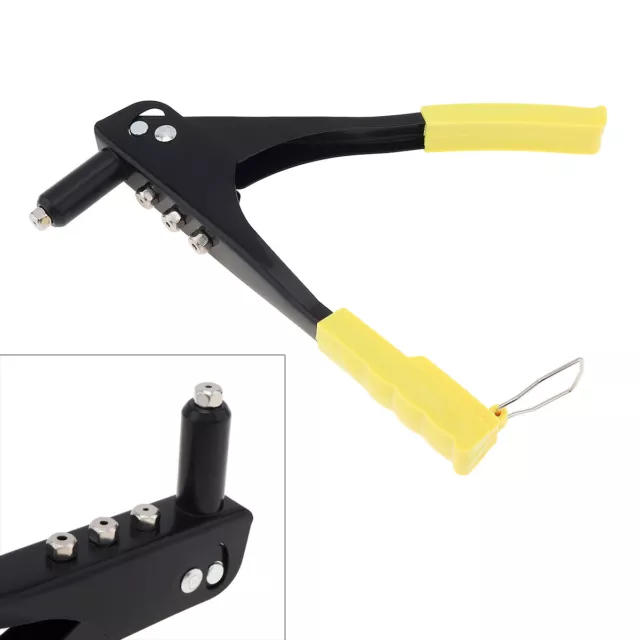 Manual Hand Riveter Pop Rivet Gun for Gutter Repair for 2.4/3.2/4.0/4.8mm Rivets