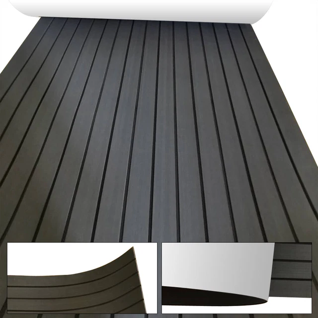 Tapis De Plancher Bateau En Mousse EVA - Faux Teck - Adhésif - 94,5 Cm - Pour Terrasse, Yacht - Neuf