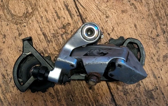 SHIMANO DEORE LX M570 Series 9 Speed Rear Mech Derailleur Long Cage ...