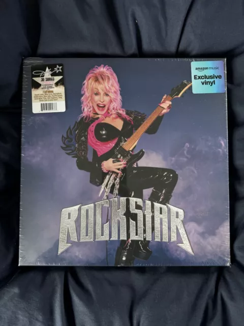 DOLLY PARTON - ROCKSTAR  - AMAZON MUSIC EXCLUSIVE 4LP PINK VINYL SET  - Sealed