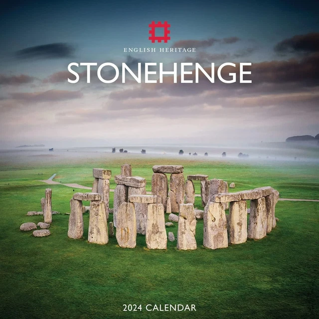 ENGLISH HERITAGE STONEHENGE 2024 Calendar Original Carousel 14.04